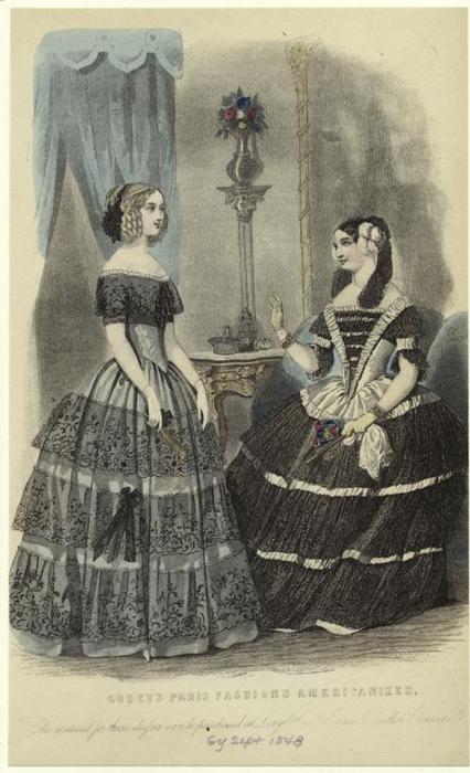 1848. evening dresses