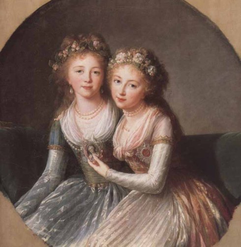 1795. Alexandra and Elena Pavlovna