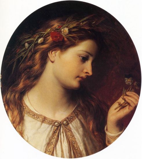 1870. Ophelia By Thomas Francis Dicksee