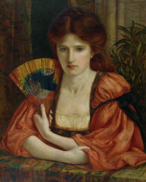 1871. Self-Portrait - Marie Spartali Stillman