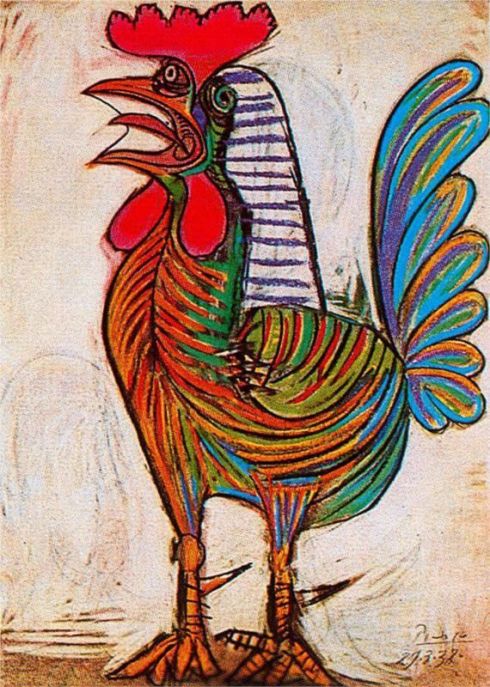 1938. A rooster - Pablo Picasso