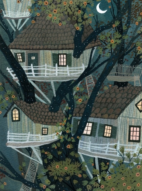 Autumn Treehouses ~ Becca Stadtlander
