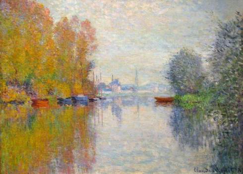 1873. Claude Monet, Autumn on the Seine, Argenteuil