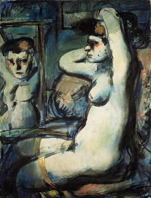 1906. Georges Rouault - Girl at the mirror (Fille Au Miroir)