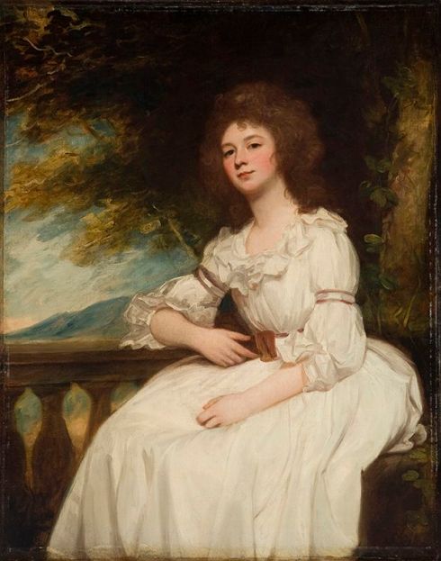 1780s George Romney - Portrait of Miss Kitty Calcraft